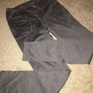 REEBOK salt and pepper grey joggers, size Medium